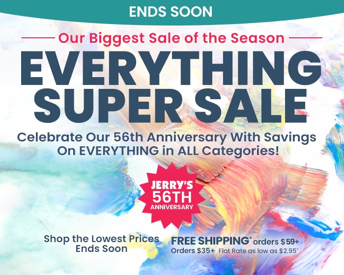 Jerry's 56th Anniversary Everything Sale - Up to 90% Off List Price