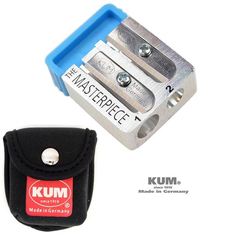 KUM Masterpiece 2 Hole Pencil Sharpener with Pouch
