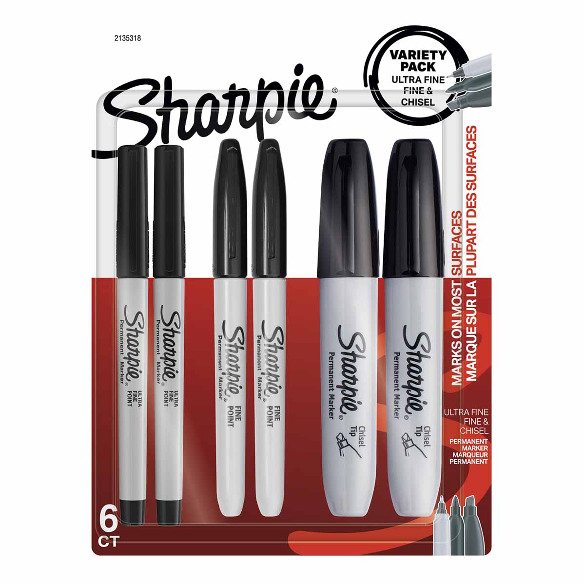 Sharpie Marker Variety Set of 6