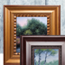 Unique beveled canvases and classic wood frames in a variety of finishes to accentuate your artwork.