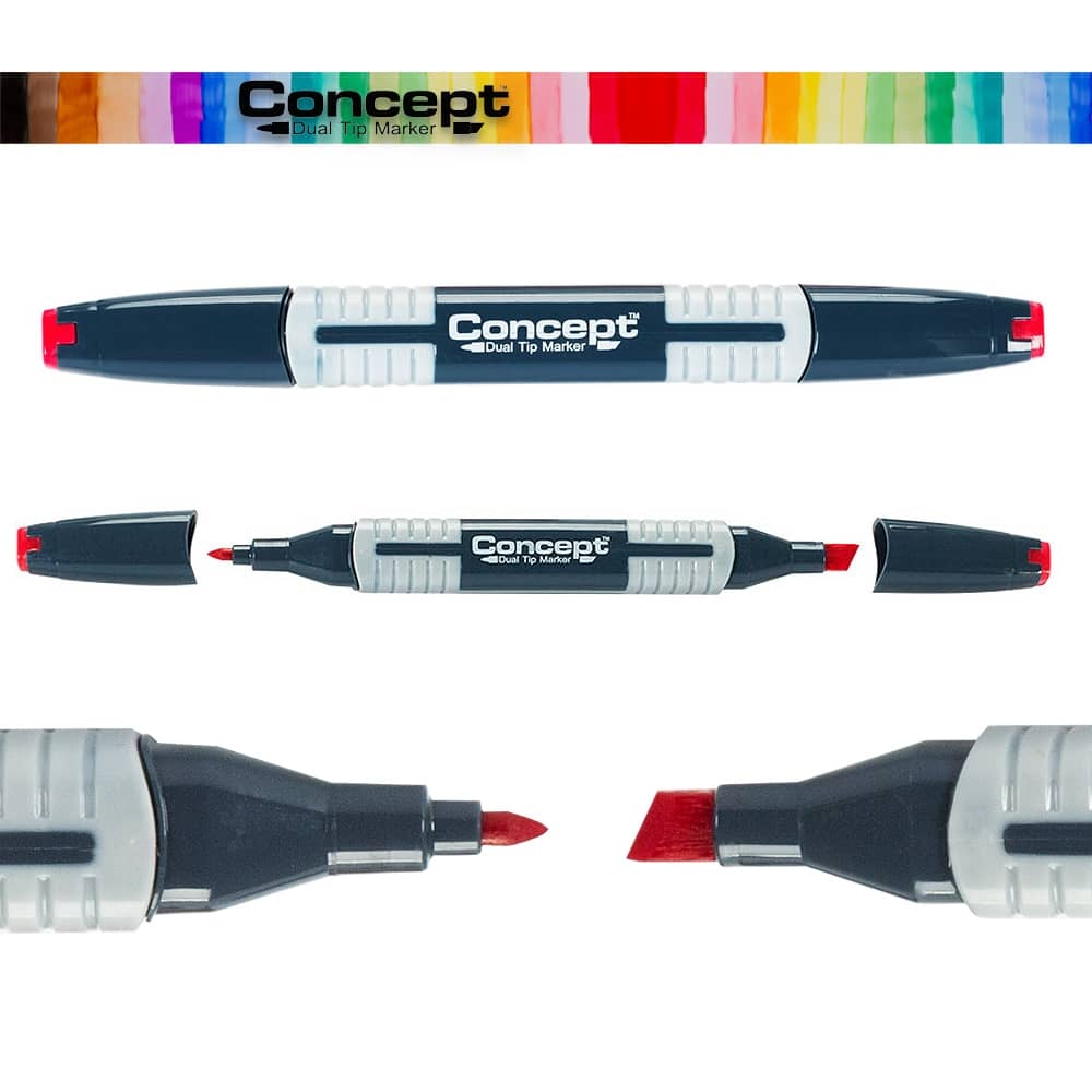 Concept Dual Tip Artist Markers