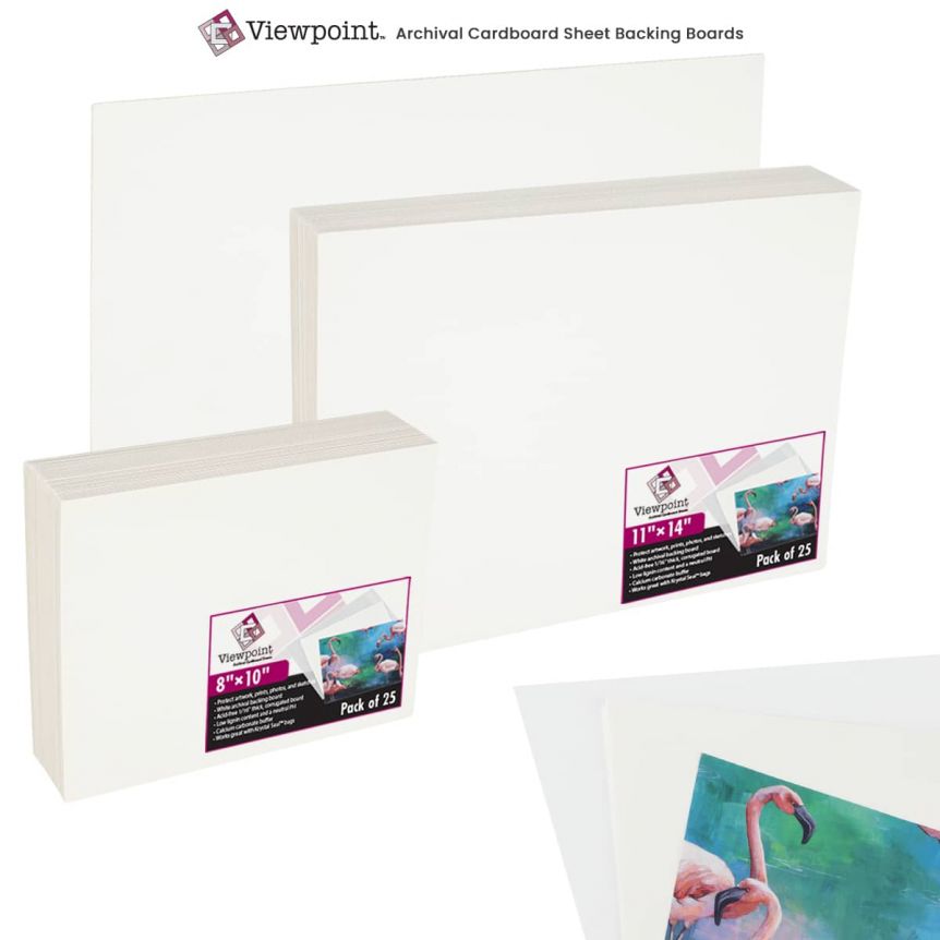 Viewpoint Archival Backing Boards Boxes of 25