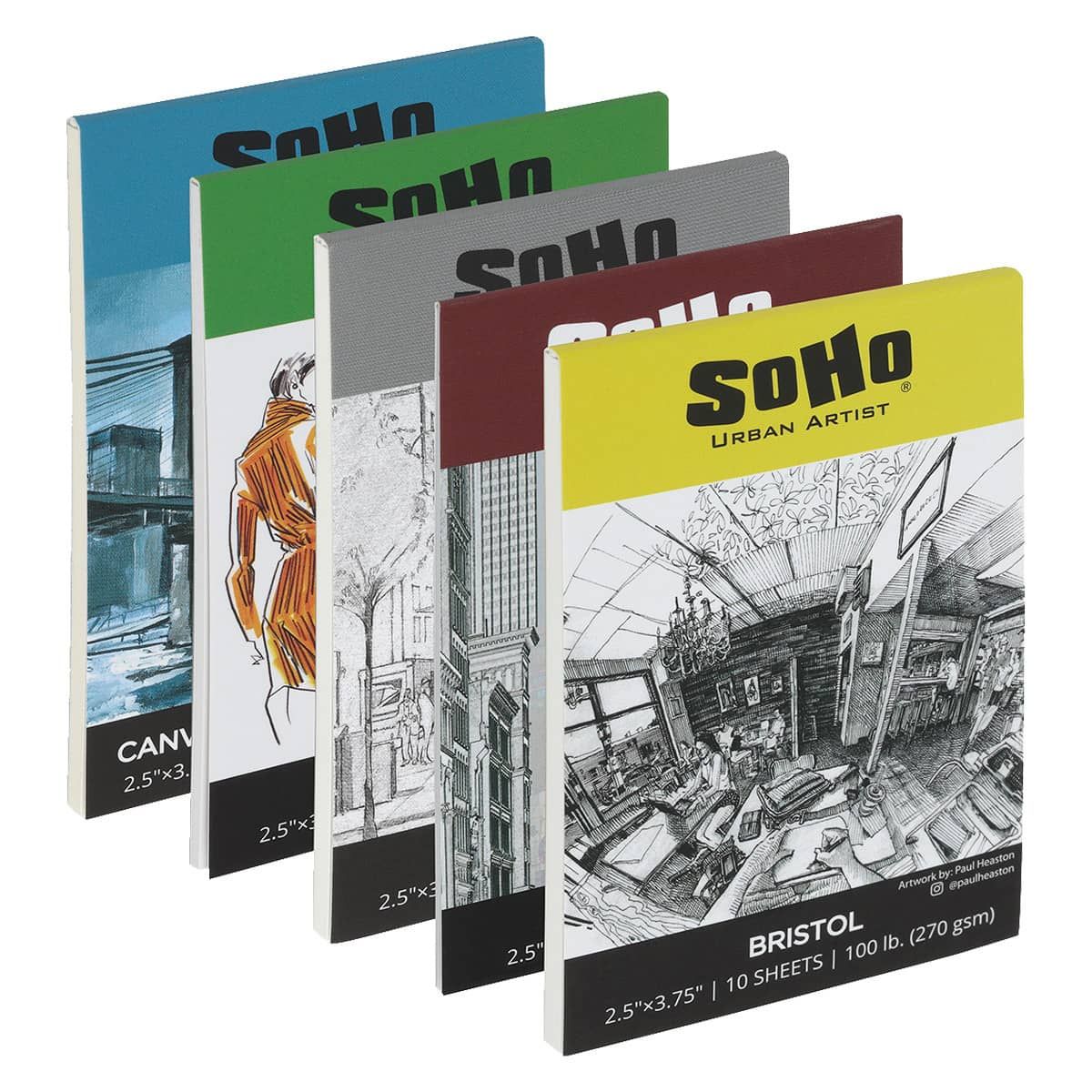 SoHo Paper Mini Pad Collection - Set of 5