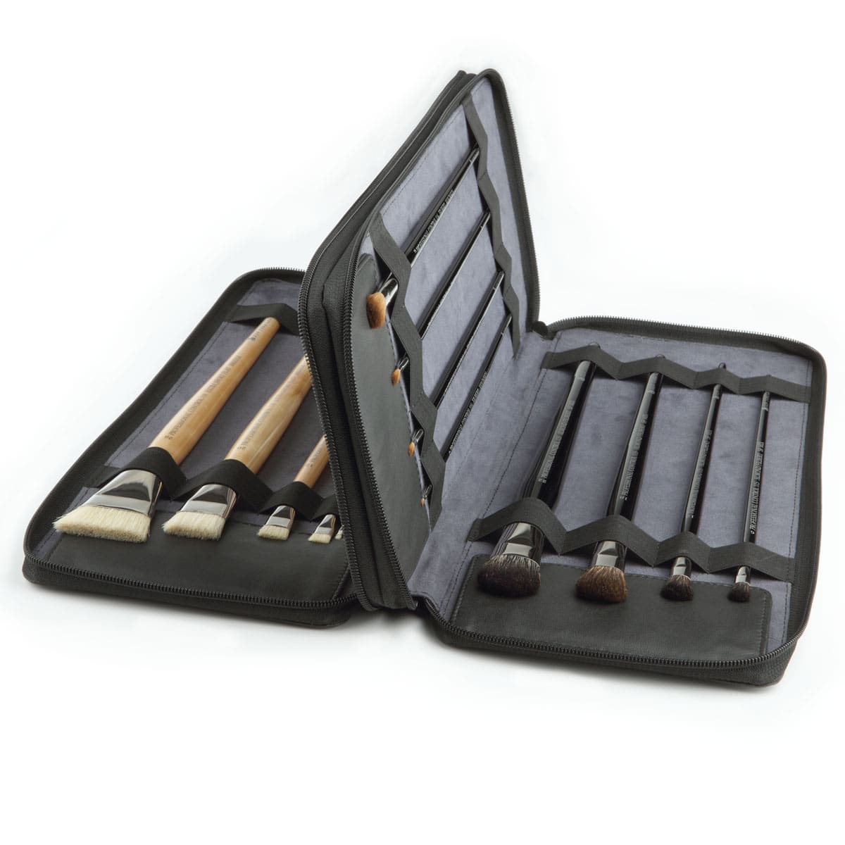 Ultimate 19 Control Brush CollectionTri-Fold Deluxe Leather Case