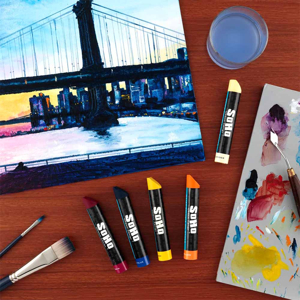 Featured Video - SoHo Urban Artist Water-Soluble Oil Paint Sticks