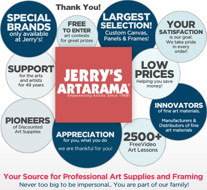 About Jerry's Artarama Art Supplier