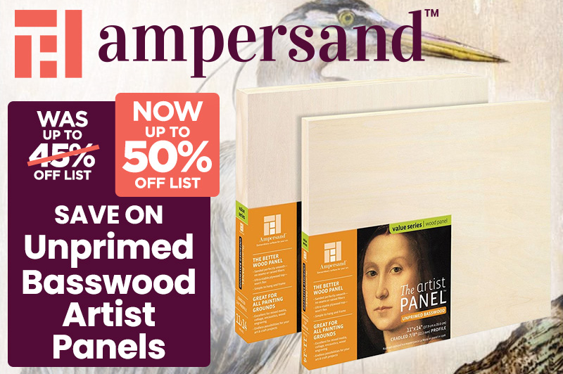 Ampersand Unprimed Basswood 50% Off