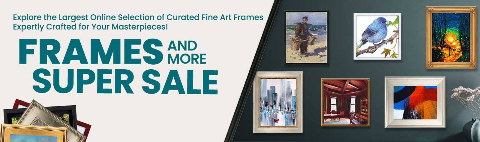 Explore the Largest Online Selection of Curated Fine Art Frames Expertly Crafted for Your Masterpieces