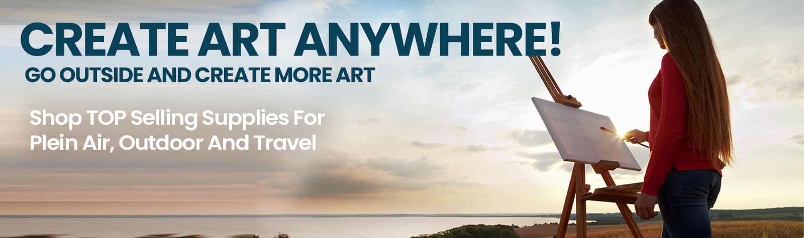 Create Art Anywhere - Top Selling Art Supplies for Plein Air, Outdoor and Travel