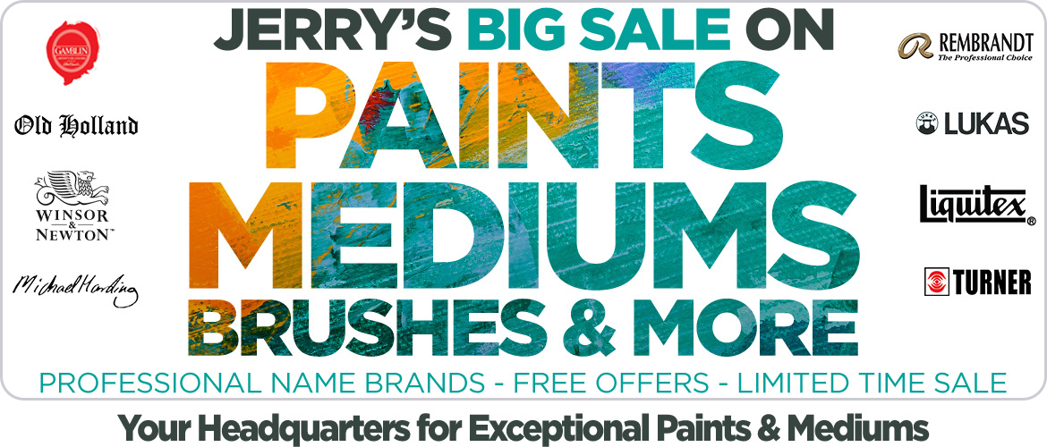 Paints and Mediums On Sale