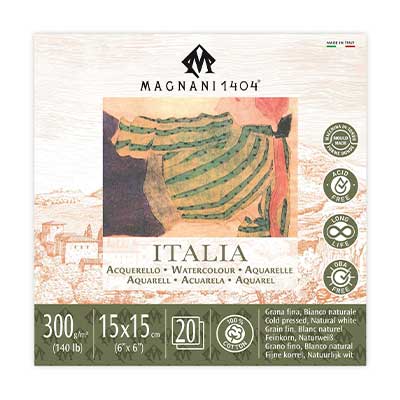 FREE* Italia 140lb Cold Press 6x6 Watercolor Pad
