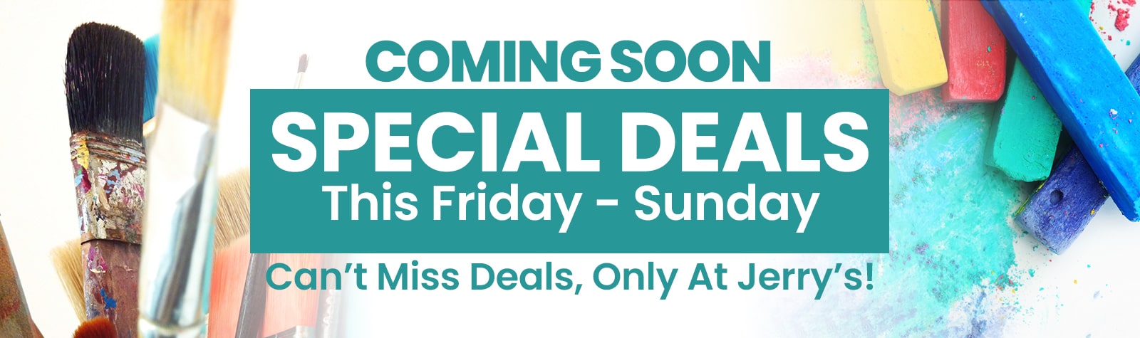 Special Weekend Sale Coming Soon!
