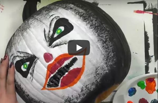 Paint on anything this Halloween, including your pumpkins with artist paints