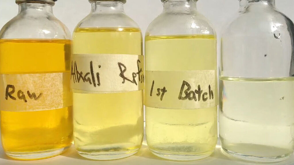 Linseed Oil in Different Processing Stages