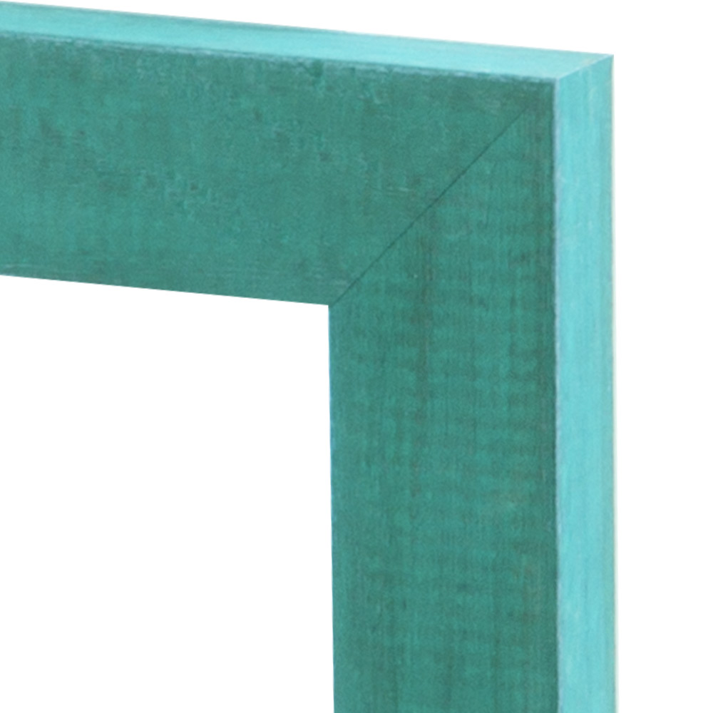 French Teal Narrow Frame