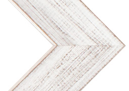 Marshmallow White – Narrow, 1.5" Face Corner Frame