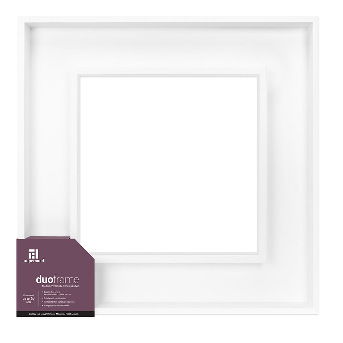 8x8 Canvas Floating Frame for 8x8 Stretched Canvas Painting — Modern Memory  Design Picture frames
