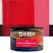 Soho Artist Oil Color Cadmium Red Medium Hue, 430ml Can