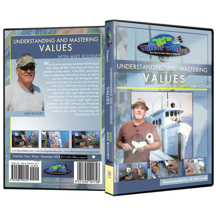Mike Rooney - Video Art Lessons "Understanding and Mastering Values" DVD