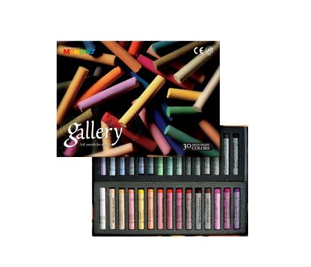 Mungyo Gallery Extra-Fine Soft Pastel Cardboard Box Assorted Colors (Set of  30)