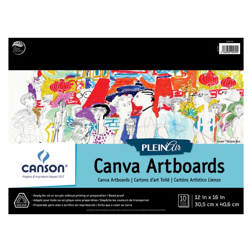 Canson Plein Air Canvas Pad 12"x16"