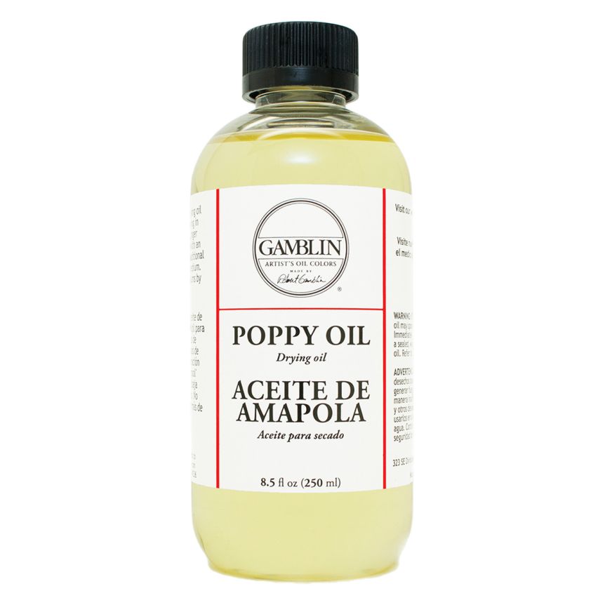 Gamblin Poppy Oil 8.5 oz Bottle