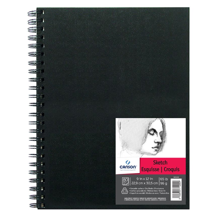 Canson Field Sketch Book 9 x 12, 80 Sheets