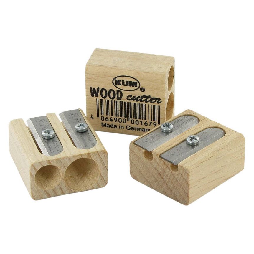 Kum A7 Beech Wood 2-Hole Pencil Sharpener