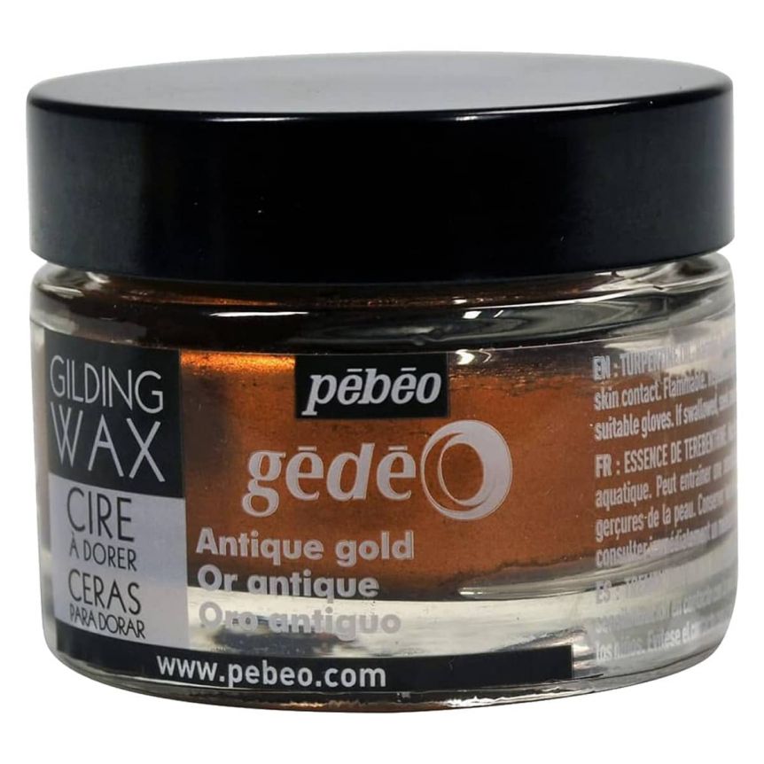 Pebeo Gedeo Gilding Wax - Antique Gold, 30ml