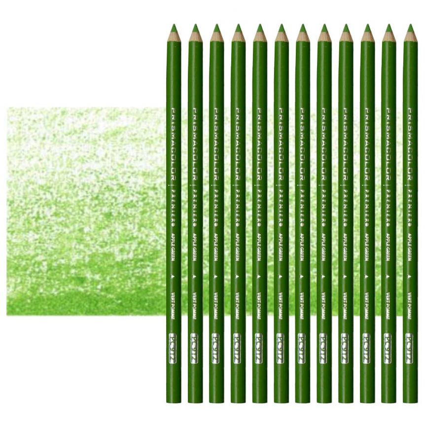 Prismacolor Premier Colored Pencils Set of 12 PC912 - Apple Green