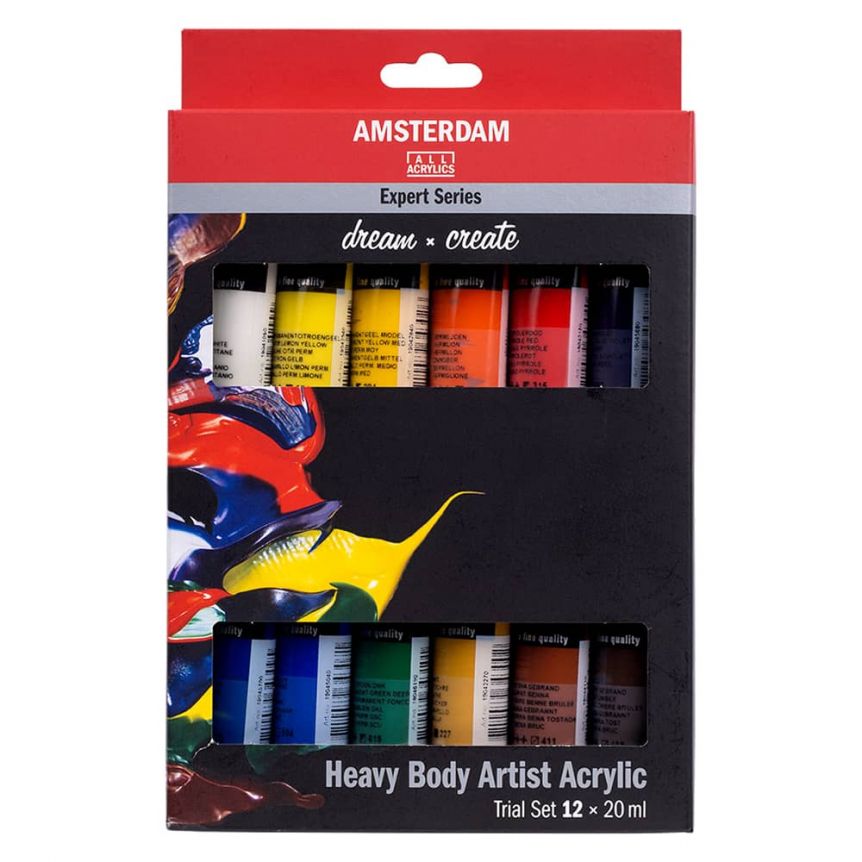 Amsterdam Expert Acrylic Paint Tubes 75 mL Permanent Red Violet