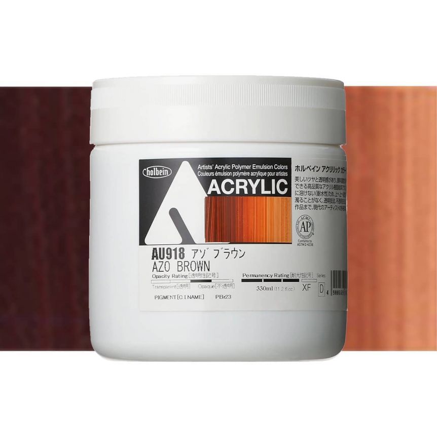 Holbein Heavy Body Acrylic 330ml Azo Brown