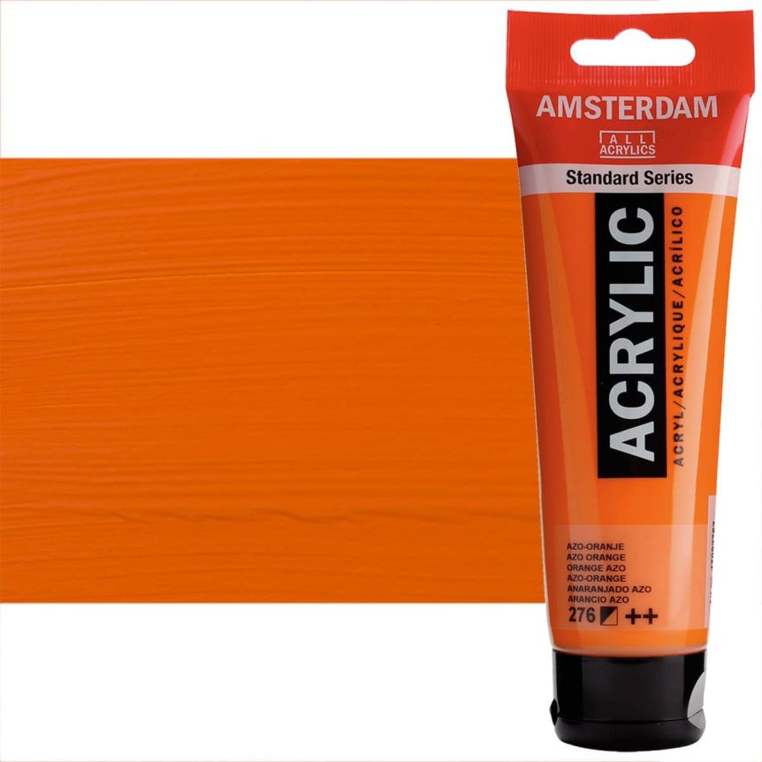 Amsterdam Standard Acrylic - Azo Orange, 120ml