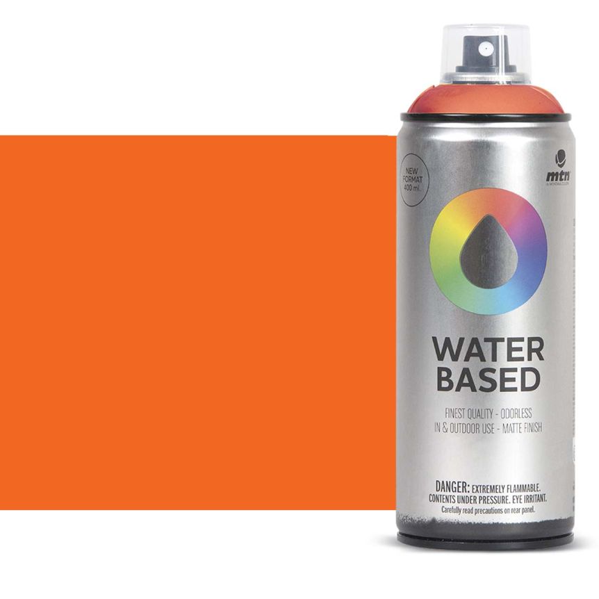 Montana Water Based Spray - Azo Orange, 400ml