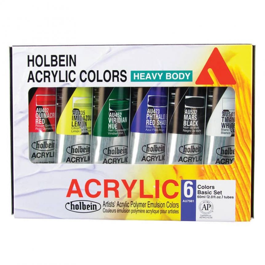 Holbein Acrylic Colors Heavy Body 60ml Imidazolone Yellow