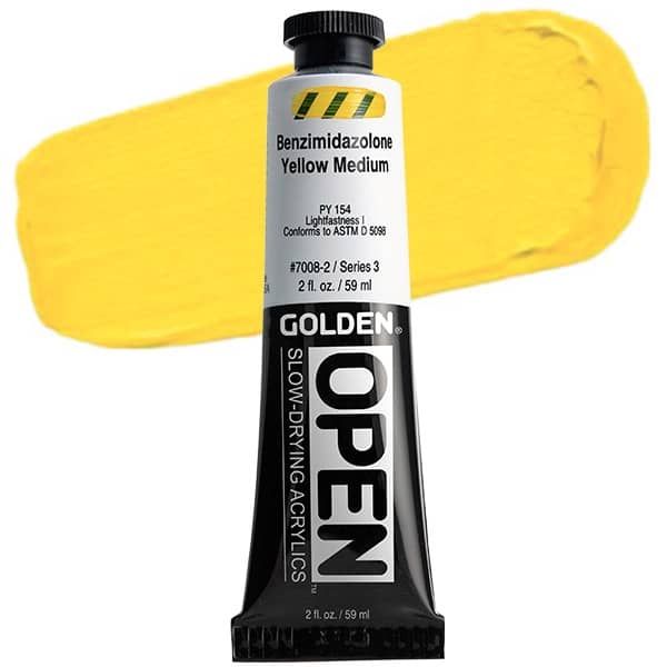 Golden Open Acrylic 2oz Benzimidazolone Yellow Medium