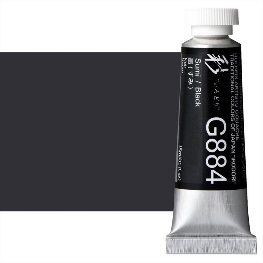 Holbein Irodori Gouache 15 ml Black