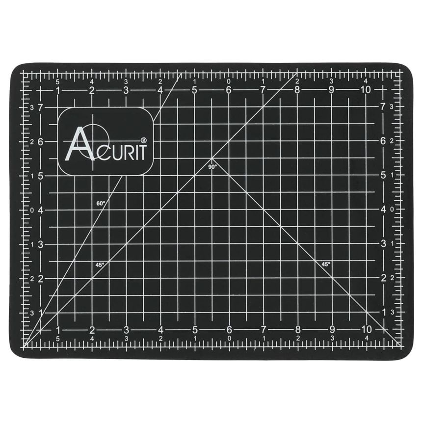 Alvin 12 inch x 18 inch Green/Black Professional Self-Healing Cutting Mat