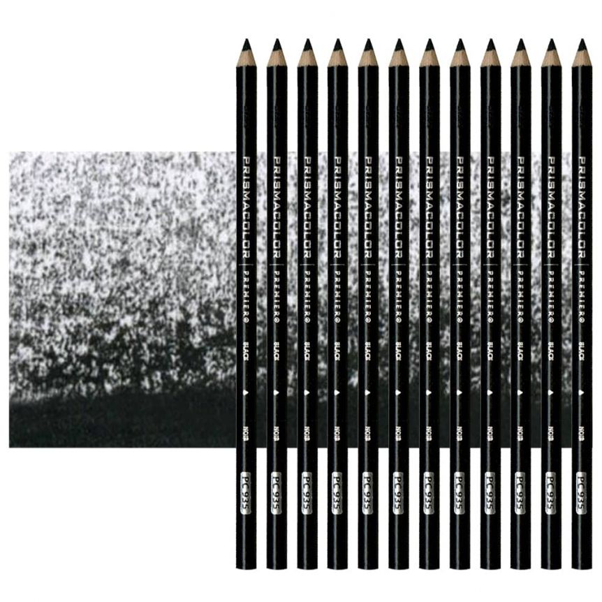 Prismacolor Premier Colored Pencil PC935 Black (Set of 12)