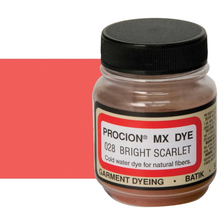 Jacquard Procion MX Dye 2/3 oz Bright Scarlet 