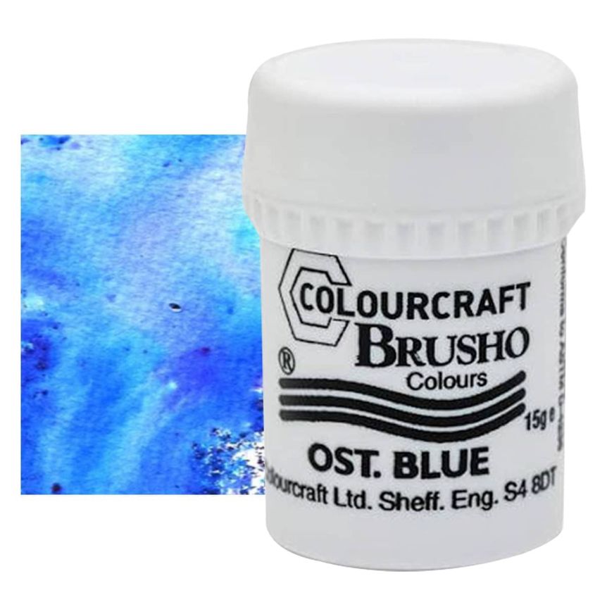 Brusho Crystal Colour, Ostwald Blue, 15 grams