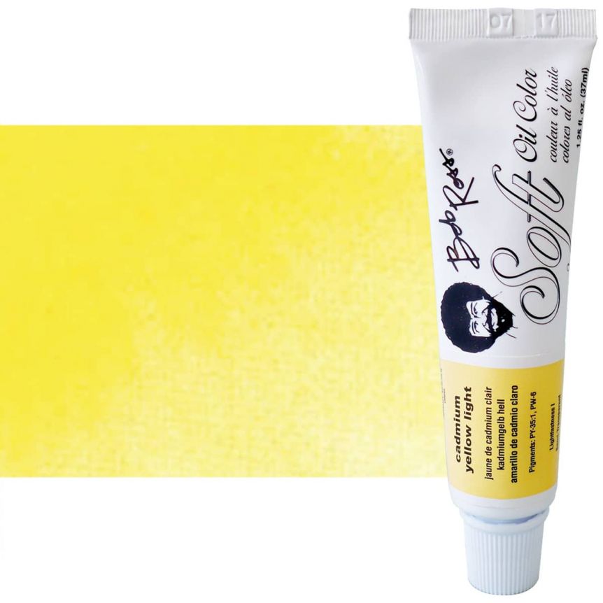 Bob Ross Soft Oil Color - Cadmium Yellow Light, 37ml Tube