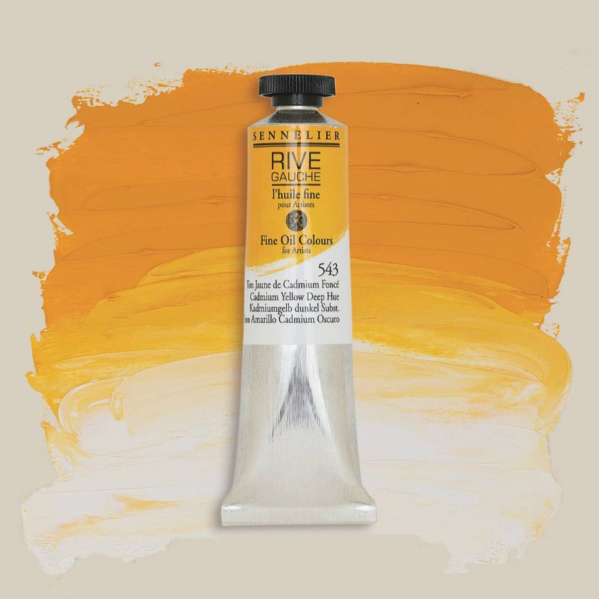 Cadmium Yellow Deep Hue 40ml Sennelier Rive Gauche Fine Oil