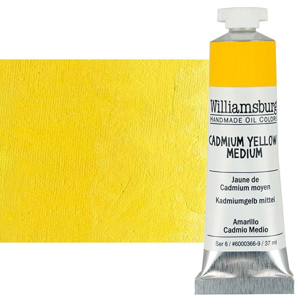 Golden : Heavy Body : Acrylic Paint : 473ml (16oz) : Pure Cadmium Yellow  Dark