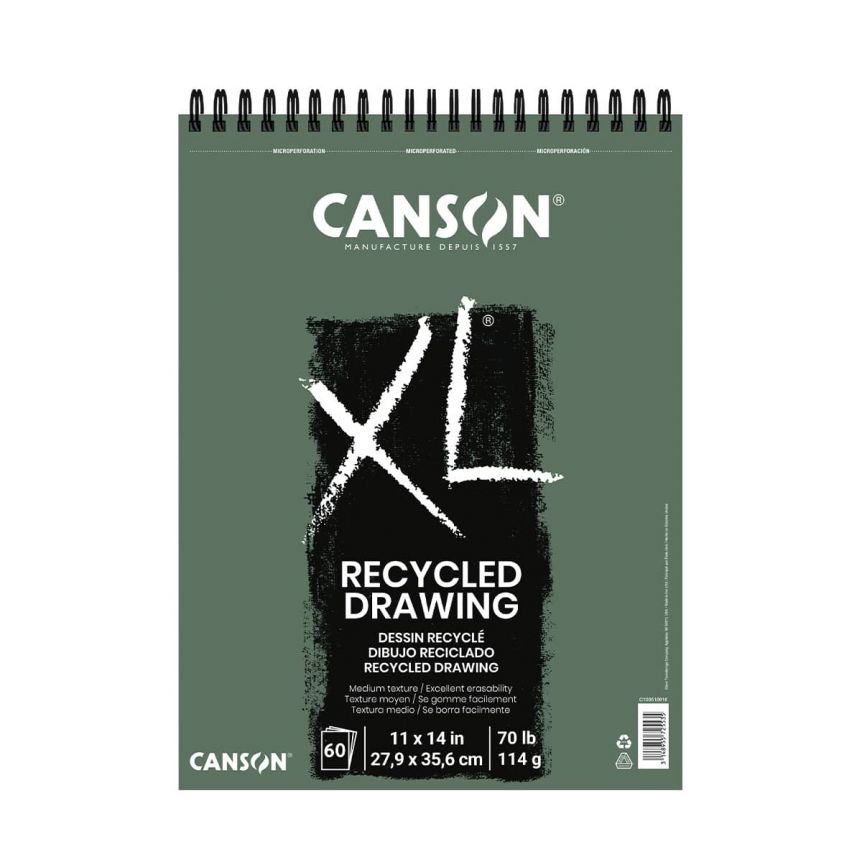 Canson XL Recycled Drawing Pad 11"x14"