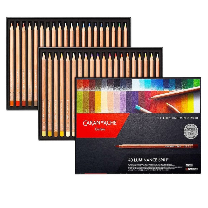 Making a Mark Reviews: Luminance 6901 Coloured Pencils - comparative prices  for open stock