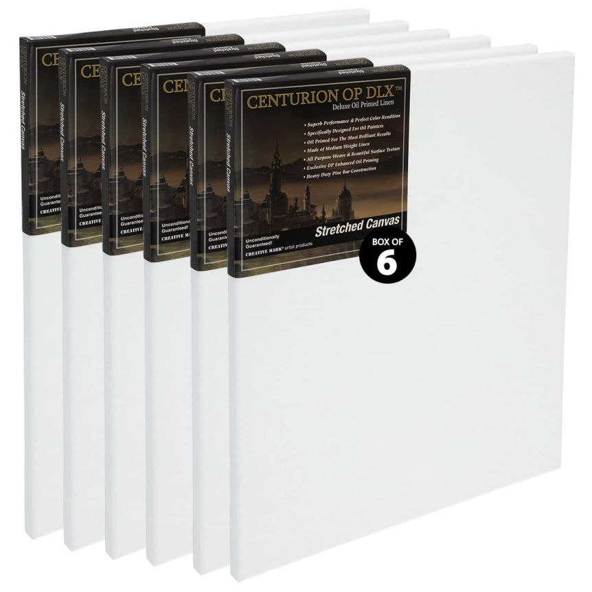 Centurion Deluxe Oil Primed Linen Stretched Canvas 