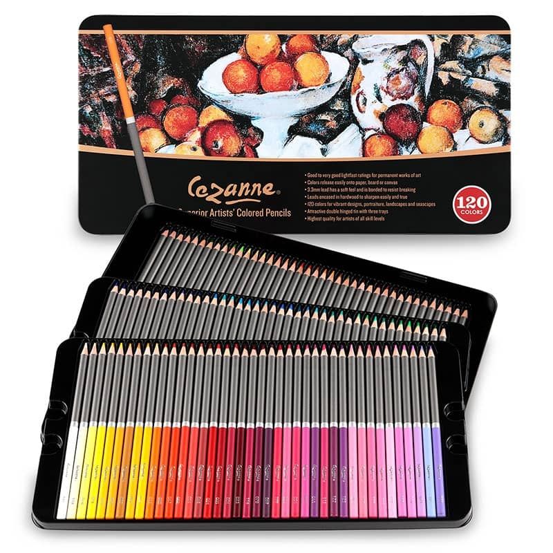 12-Piece Colored Pencil Set In Tube With Sharpener