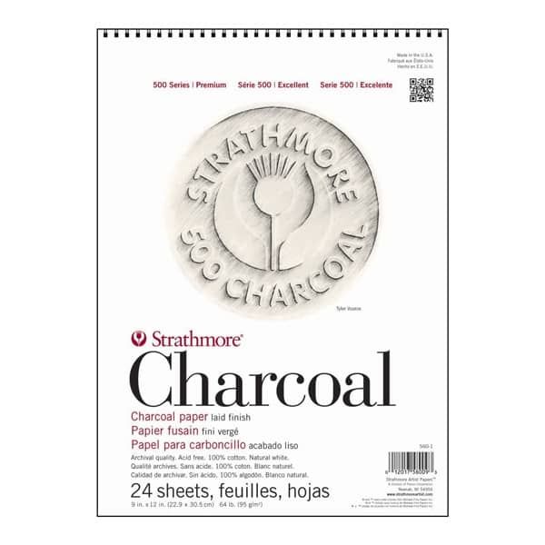 Charcoal Paper 500 Series, Blue Gray, 19x25 Sheet (Strathmore) – Alabama  Art Supply