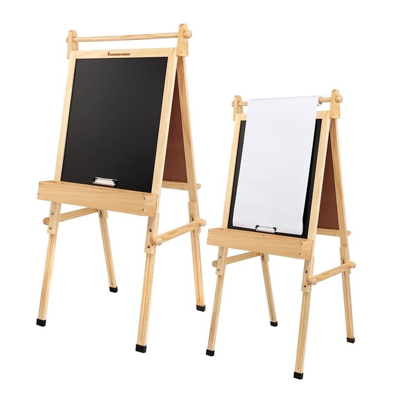 Drawing Easel for Kids (chalkboard, whiteboard, paper roll) // How-to